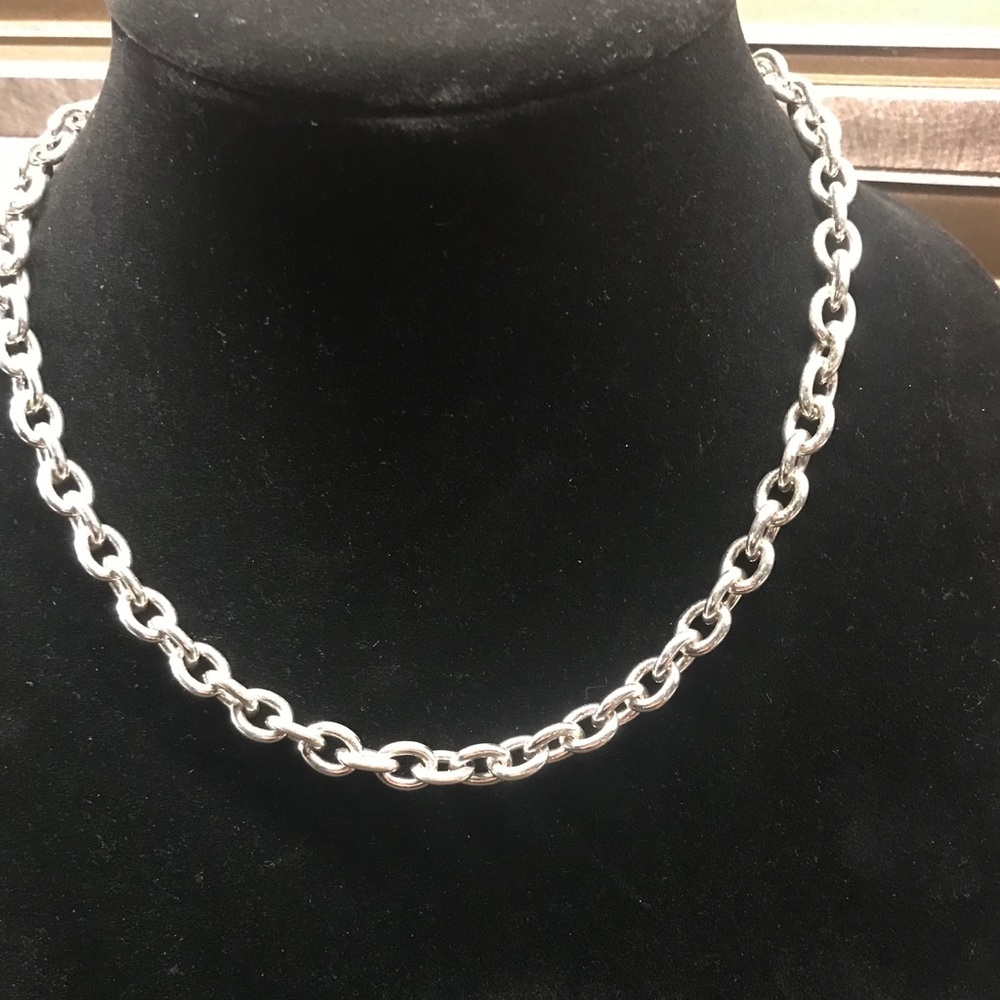 Unisex silver chain 18-20”